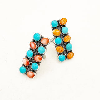 Justine Tso "Baca" Mosaic Crawler Rings