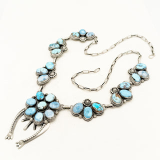 Frances Begay Killer Golden Hills Mega Necklace