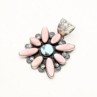 Boyd Ashley Pink Conch Golden Hills Cluster Pendant