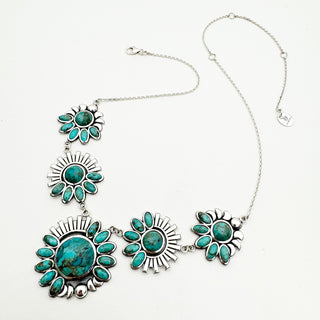 Circle of Life Mega Necklace - Kingman Turquoise