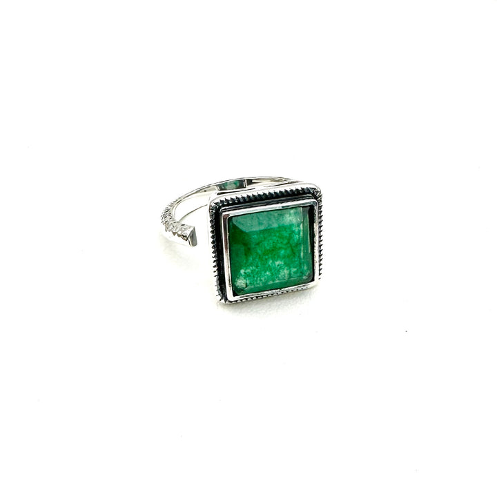 Crown Jewel Ring - Green Aventurine
