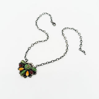 Native Made Rainbow Cluster Necklaces