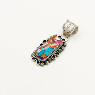 Navajo Handmade Dahlia Pendants