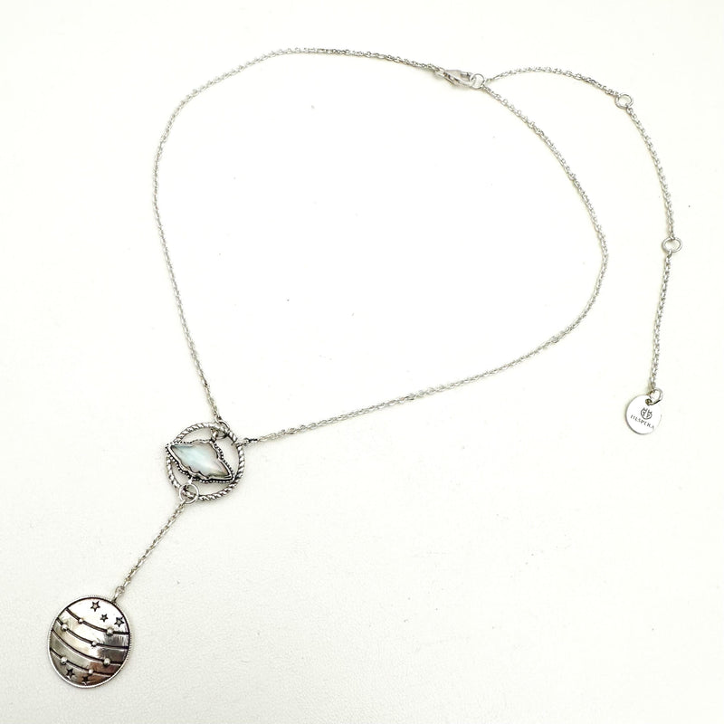 Native Made Pink Spider Opal Necklace