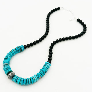 Hespera x Crystal Hailey Dry Creek and Black Onyx Necklace