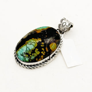 Philbert Nez Blackjack Turquoise Pendants