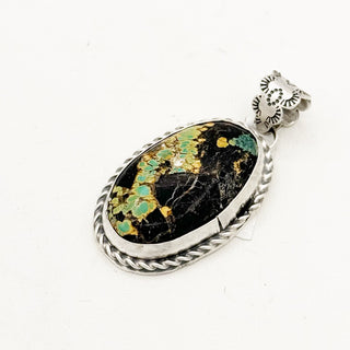 Philbert Nez Blackjack Turquoise Pendants