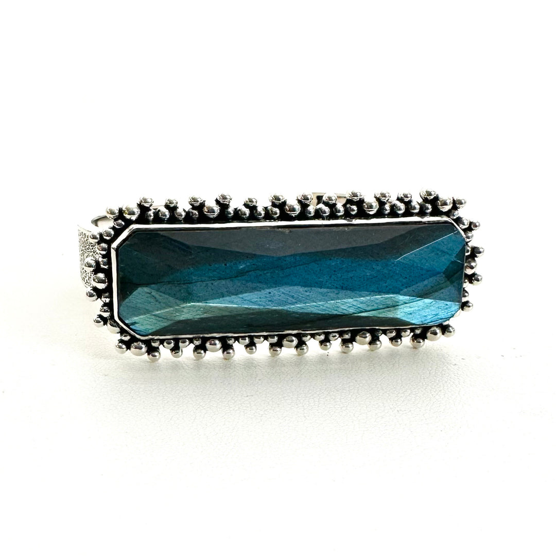 Brilliant Baguettes Mega Cuff - Labradorite