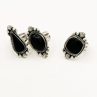 Black Onyx Rings by Jason Off