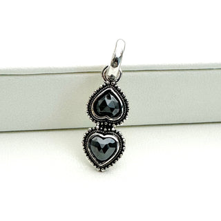 Mini Double Heart Charms