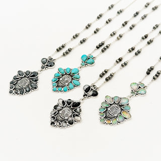 Hespera Sugarskull Cluster Necklace