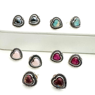 Mini Heart Studs