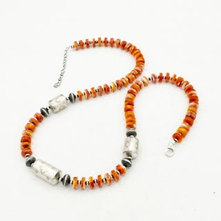 PREORDER: Orange Spiny Navajo Pearl Jewels