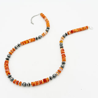 PREORDER: Orange Spiny Navajo Pearl Jewels