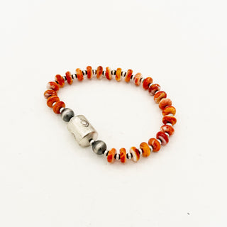 PREORDER: Orange Spiny Navajo Pearl Jewels