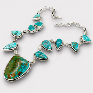 Jesus Vega White Water and Royston Panther Necklace