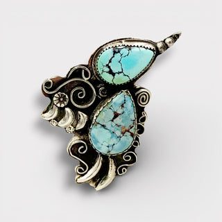 Lindsey Benally Golden Hills Hummingbird Ring