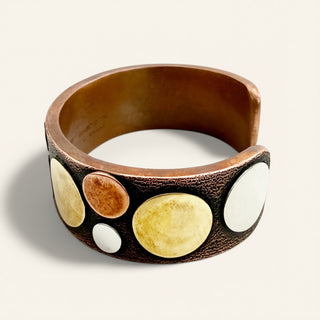 bracelet with circular patterns on a light background