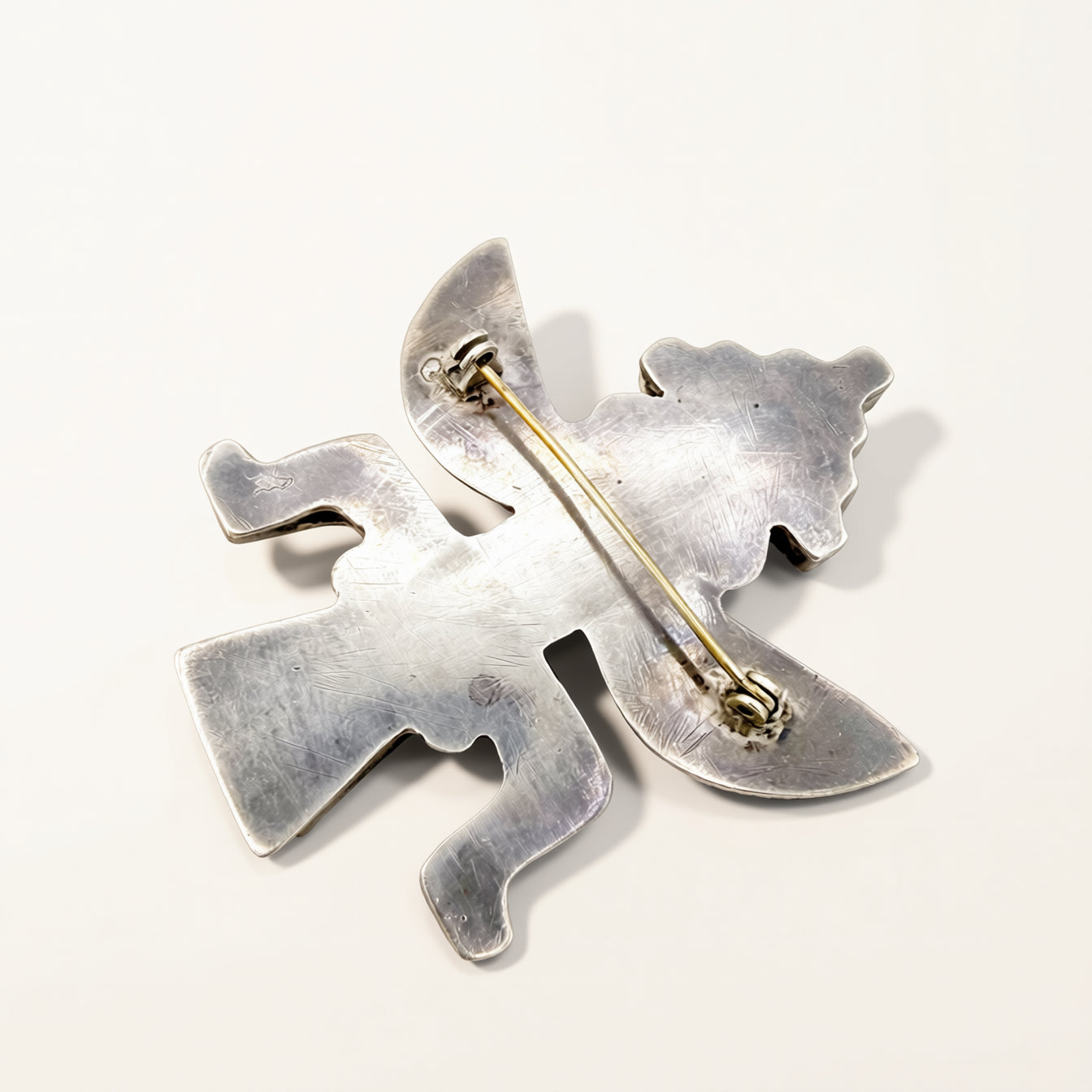 The Crossing Between Worlds Antique Zuni Knifewing Pin – Hespera