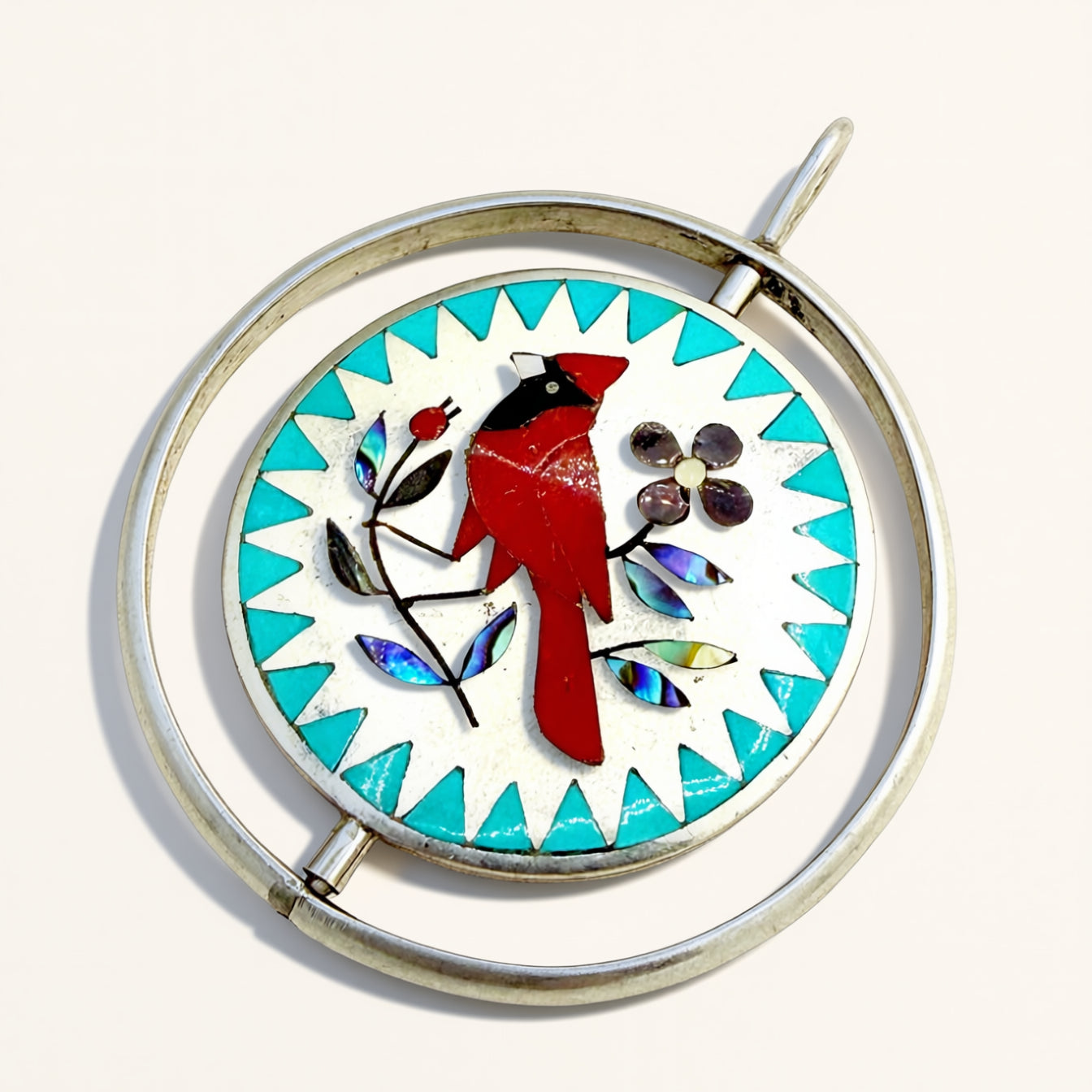 Desert Mosaic Zuni Necklace Lambert Homer Sr. | Hespera Jewelry Co.