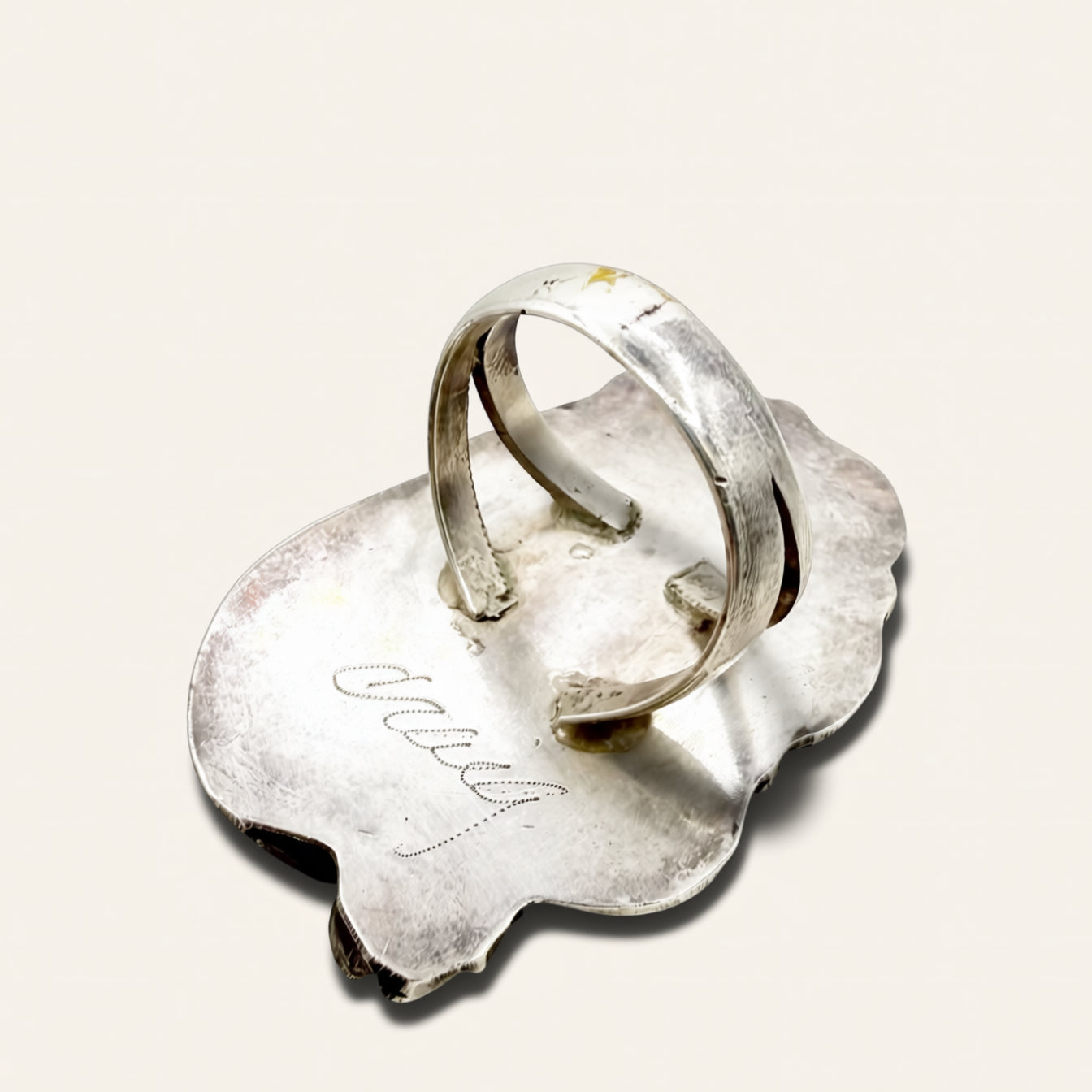 Vintage Navajo Kingman Botanical Ring | Hespera Jewelry Co