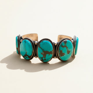 Ronald Tom Pilot Mountain Five Stone Row Cuff