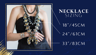 Necklace Sizing: 18"/45cm, 24"/61cm, 33"/83cm