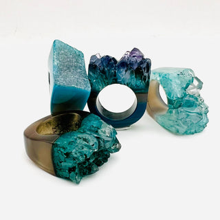 GemFire Ring - Teal Wave