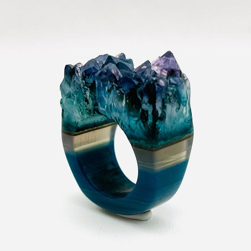 GemFire Ring - Teal Wave