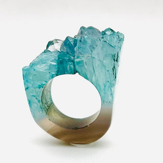 GemFire Ring - Teal Wave